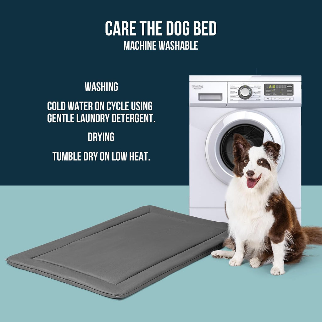 Pelzin Cybarmour dog bed being cleaned under running water
