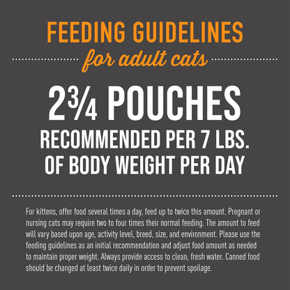 Tiki Pets professional nutritional facts panel on aloha friends variety pack box