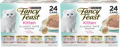 Purina Fancy Feast Tender Ocean Whitefish, Turkey, Chicken and Salmon Feasts Wet Kitten Food Variety Pack - (Pack of 24) 3 oz. Boxes - Image 12
