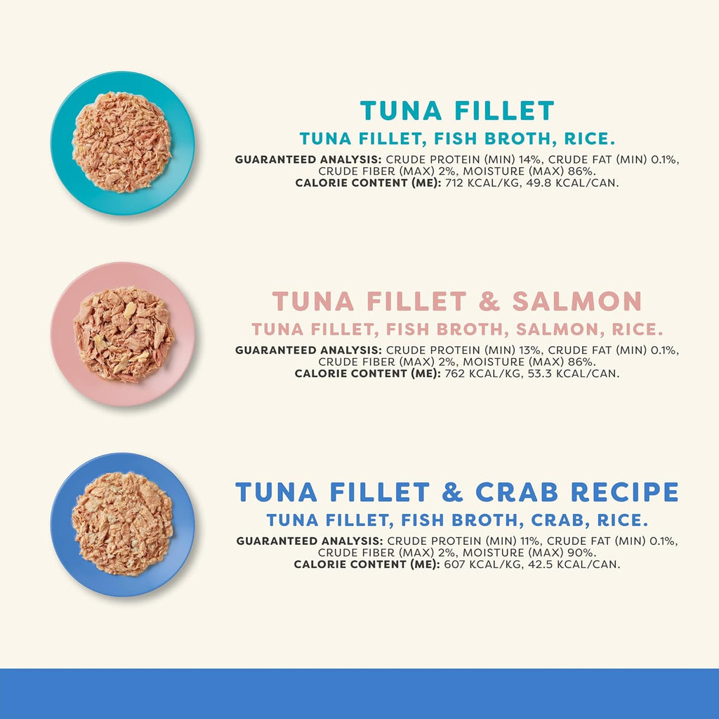 Applaws Fish Variety Pack Wet Cat Food cans and packaging