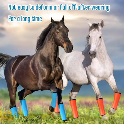 Jexine lightweight equine leg guards protecting against insect bites