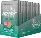 Tiki Dog Seniors Mousse Wet Dog Food, Chicken, Lamb & Pumpkin Recipe, 3.5 oz. Pouch (12 Count) - Image 2