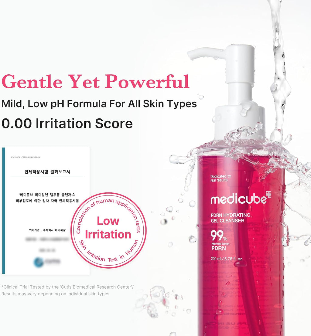 Medicube Pdrn Jelly To Foam Cleanser back label