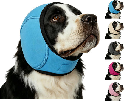 Zenpup Noise Cancelling Ear Wrap, Dog No Shake Ear Muffs Noise Protection Firework Thunder Vacuum, Comfortable Quiet Dogs Calming Hoodie, Adjustable for Grooming Bathing & Swimming (Black, Medium) - Image 9