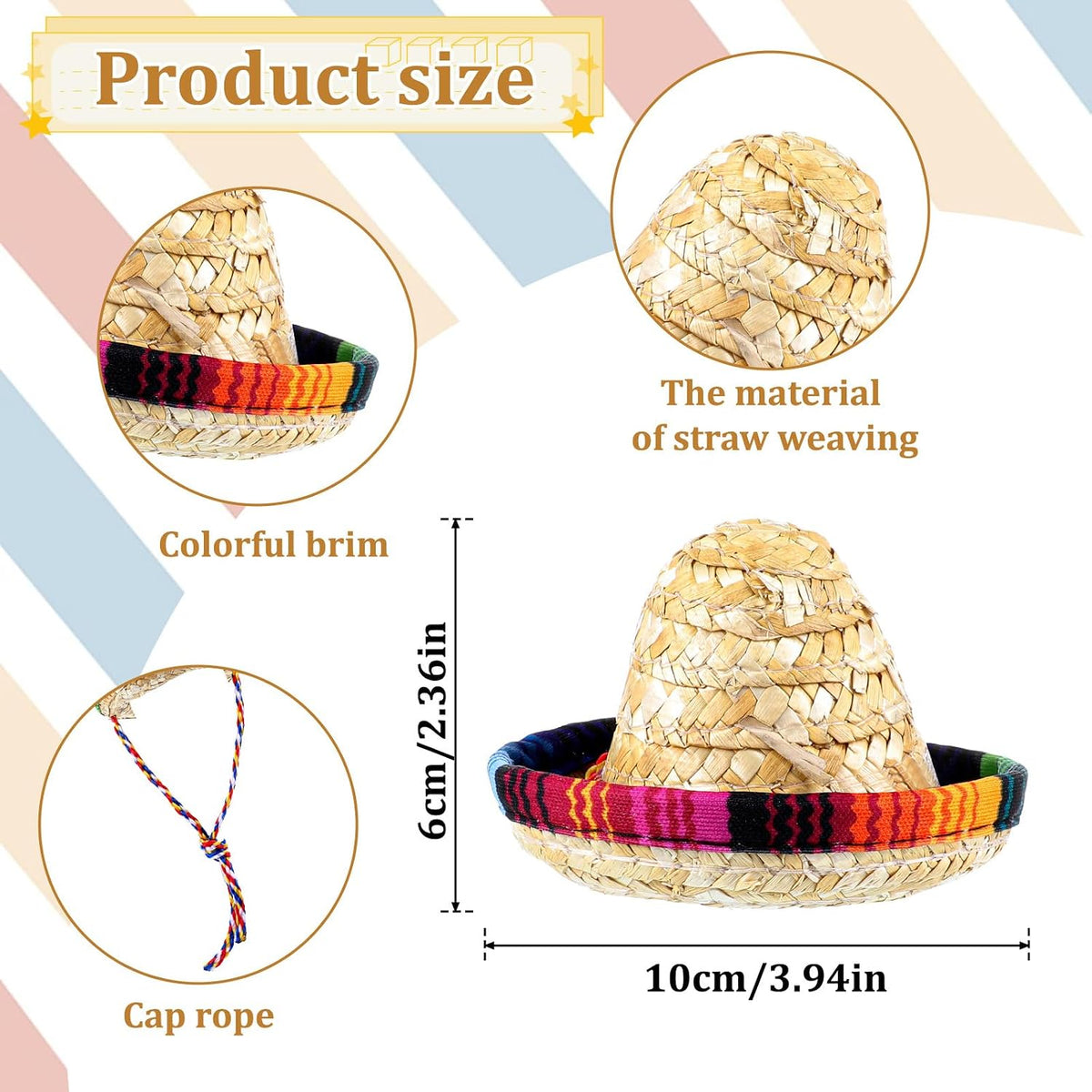 Gtziqa lizard straw hat with adjustable chin strap side view
