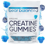 Bear Balanced Creatine Gummies front view bottle and packaging