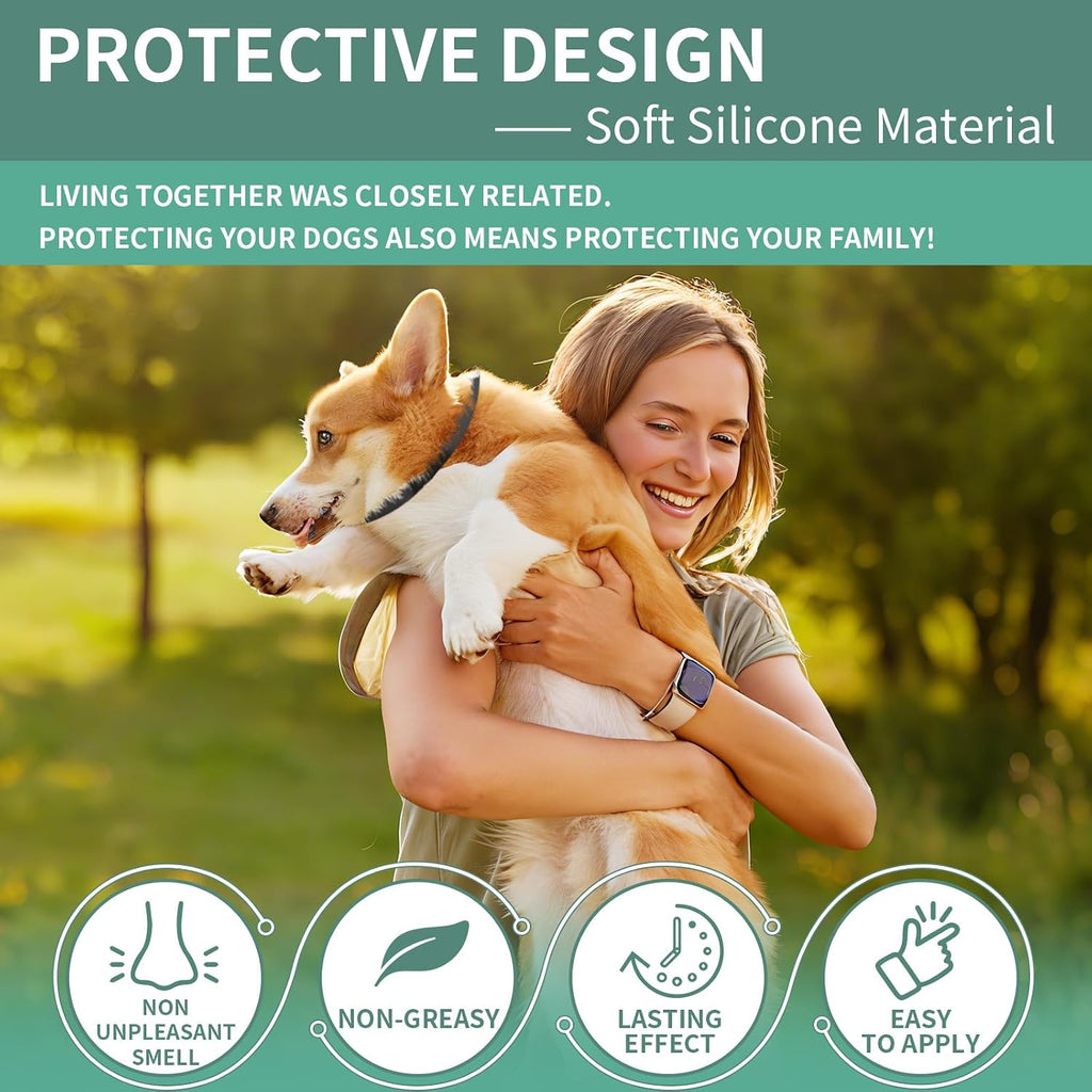 Puyrzoe 4 pack dog treatment collar packaging