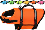 AMZNOVA Rip Stop Dog Life Jacket, Dog Life Vest for Swimming & Boating, Reflective & Buoyancy for Doggy Puppy, Lifejacket with Handle, S, Pink - Image 10