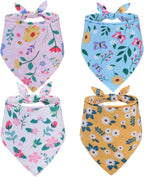 EXPAWLORER Dog Cooling Bandana Set - 4 Pack Hawaiian Dog Bandanas, Pet Summer Essentials Chill Cool Out Triangle Scarf Handkerchief Bib with Cute Fruits Pattern for Small Medium Large Dogs, Large - Image 13