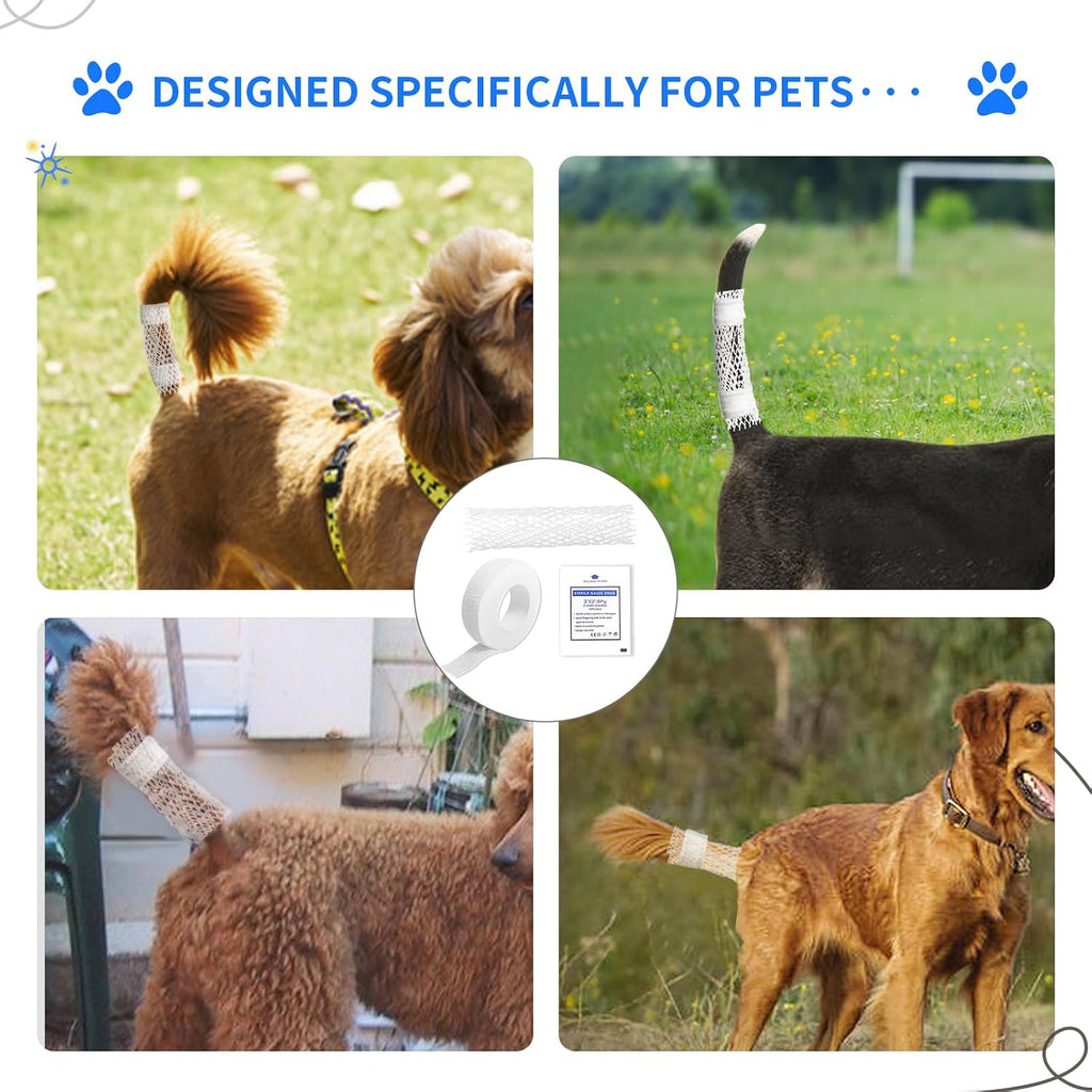 Professional pet bandage set for happy tail syndrome treatment