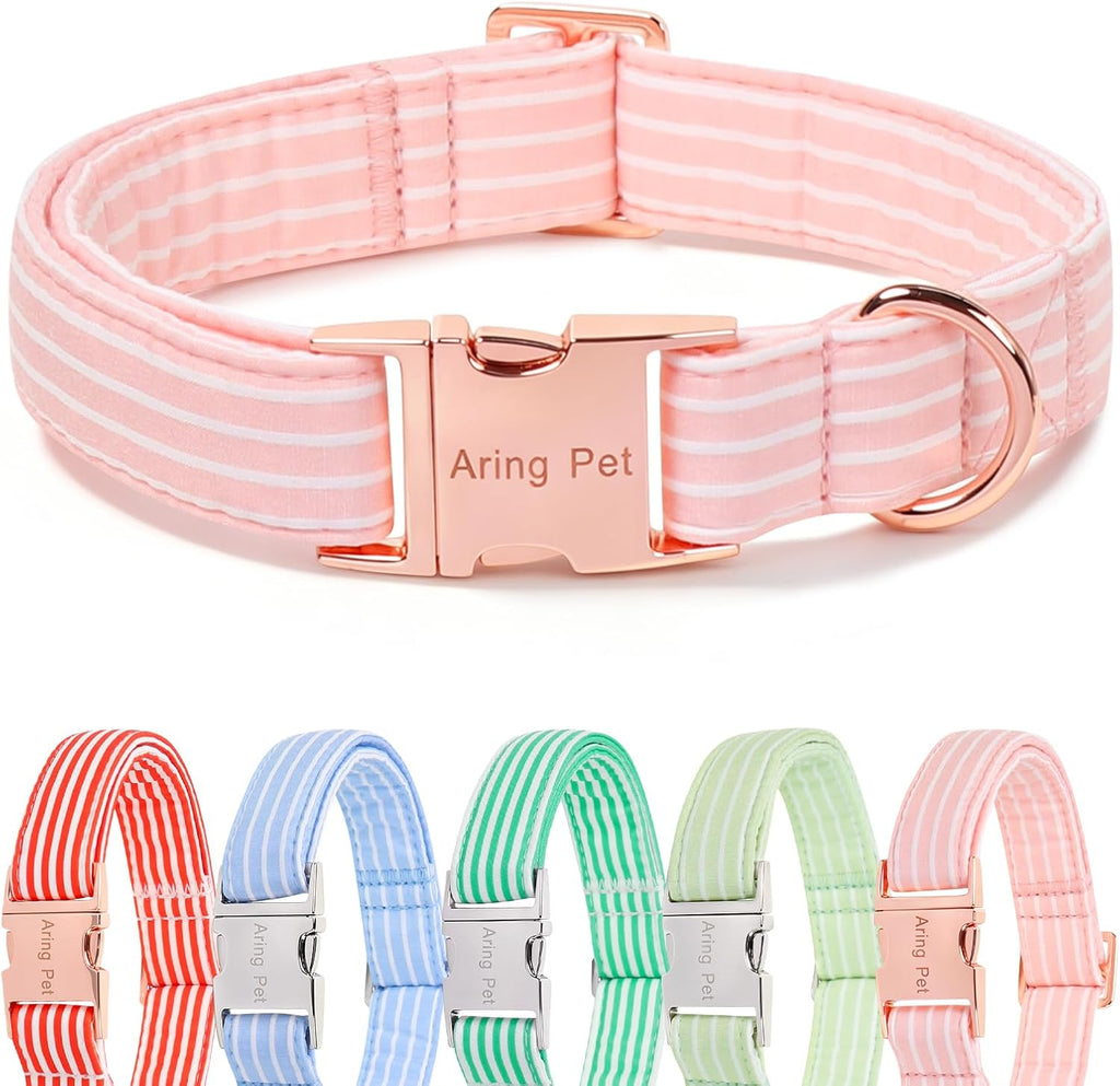 ARING PET 4th of July Dog Collar, Cute Patriotic American Flag Doggy Collars for Puppy Small Medium Large Boy Girl Dogs Pet, for Independence Parades Outdoor Walking Hiking Picnic Daily Photos, L - Image 9