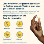 NewRhythm Probiotics targeted release technology diagram