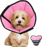 Soft Dog Cone Collar After Surgery: Long Alternative Comfortable Comfy Fabric Recovery Shame Elizabethan Stop Licking Small Medium Large Dogs (Blue, L) - Image 11