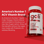 Goli Zero Sugar Trio - World's First 3-in-1 Pre, Post, Probiotic, Apple Cider Vinegar with Vitamin B12 and Probiotics, Ashwagandha & L-Theanine, Vitamin D Gummies, 180 Count (3-Bottle Set) - Image 10