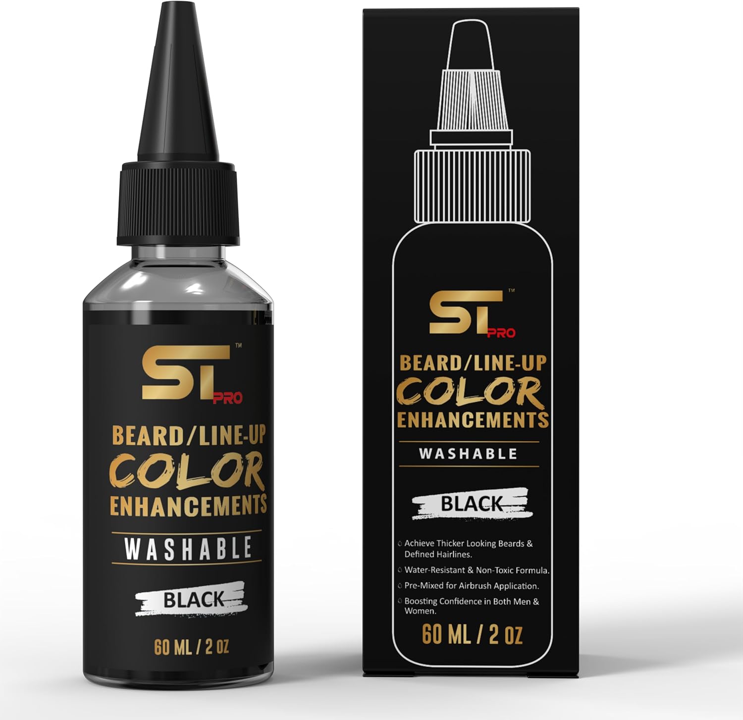 Supreme Trimmer Airbrush Hair And Beard Enhancement Ink front view of 60ml bottle