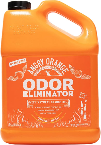 ANGRY ORANGE Pet Odor Eliminator for Dog and Cat Urine, Carpet Stains, and Strong Smells - Citrus Cleaner with Natural Orange Oil - 24 oz - Image 13