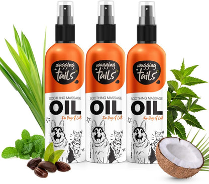 Wagging Tails 6-in-1 Soothing Oil - 6.76 fl oz for Dogs & Cats | Coconut Oil for Skin & Coat | Helps Hydrate & Moisturize Hair | Improve Coat Shine and Softness - Image 11