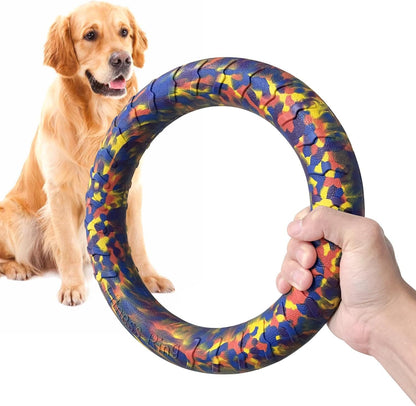 XL Large Indestructible Dog Toys, Dog Chew Toys for Aggressive Chewers,Flying Discs for Medium/Large Breeds. Floating Dog Ring Toys for Throwing, Catching, Grabbing. (12 Inch) - Image 12