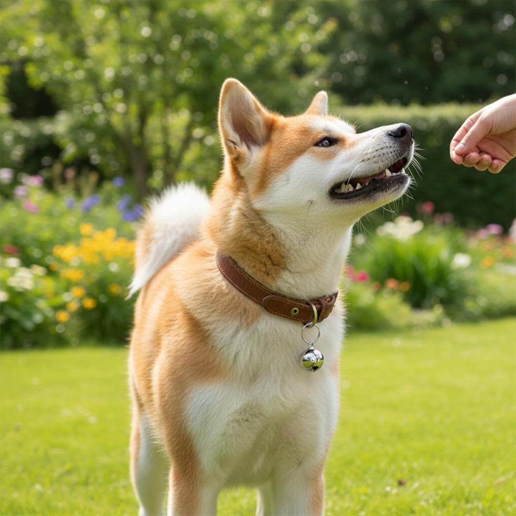 Premium copper pet collar accessories illustrating the sleek silver finish coating
