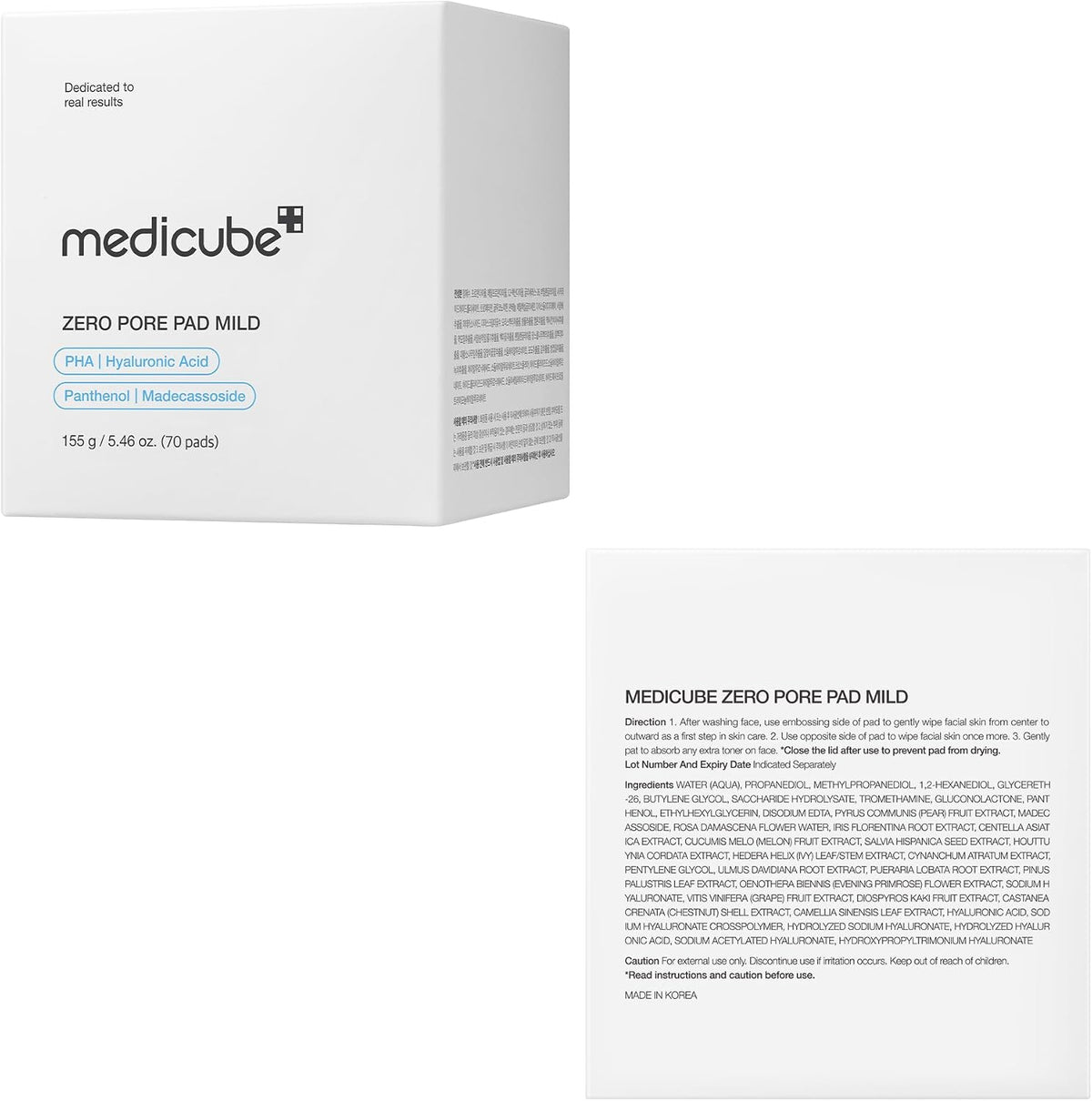 medicube Toner Pads Zero Pore Pad Mild 2.0, Gentle Exfoliation & Pore Care - Image 9