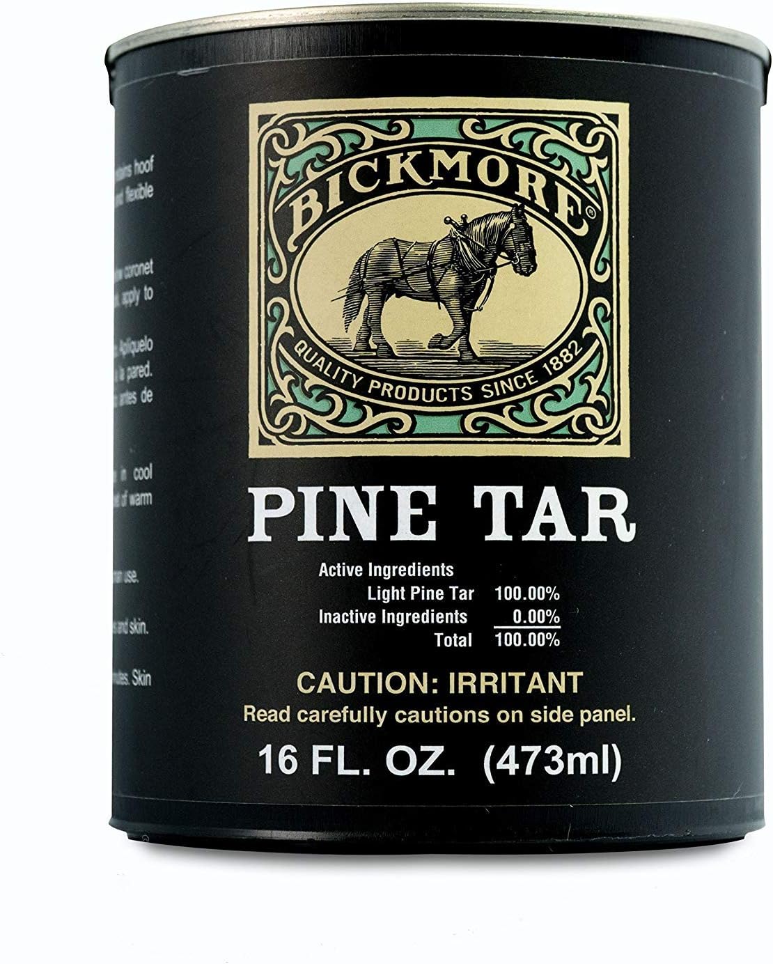 Bickmore pine tar natural sealant front view bottle commercial product image