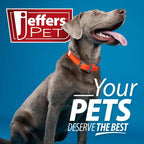 Small double sided pet grooming slicker brush by Jeffers for mats and shedding