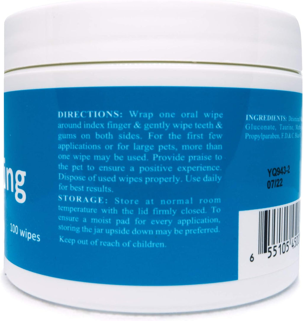 Maxi Guard veterinary strength neutralized zinc oral wipes for dogs and cats