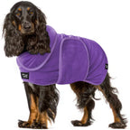 Tuff Pupper Fast Drying Dog Bath Robe | 800 GSM Plush Dog Towel Bathrobe/Dressing Gown | Super Absorbent Pet/Puppy Bathrobe | Adjustable Hood & Belly Strap | Super Soft | Fast Drying (Giant, Gray) - Image 14