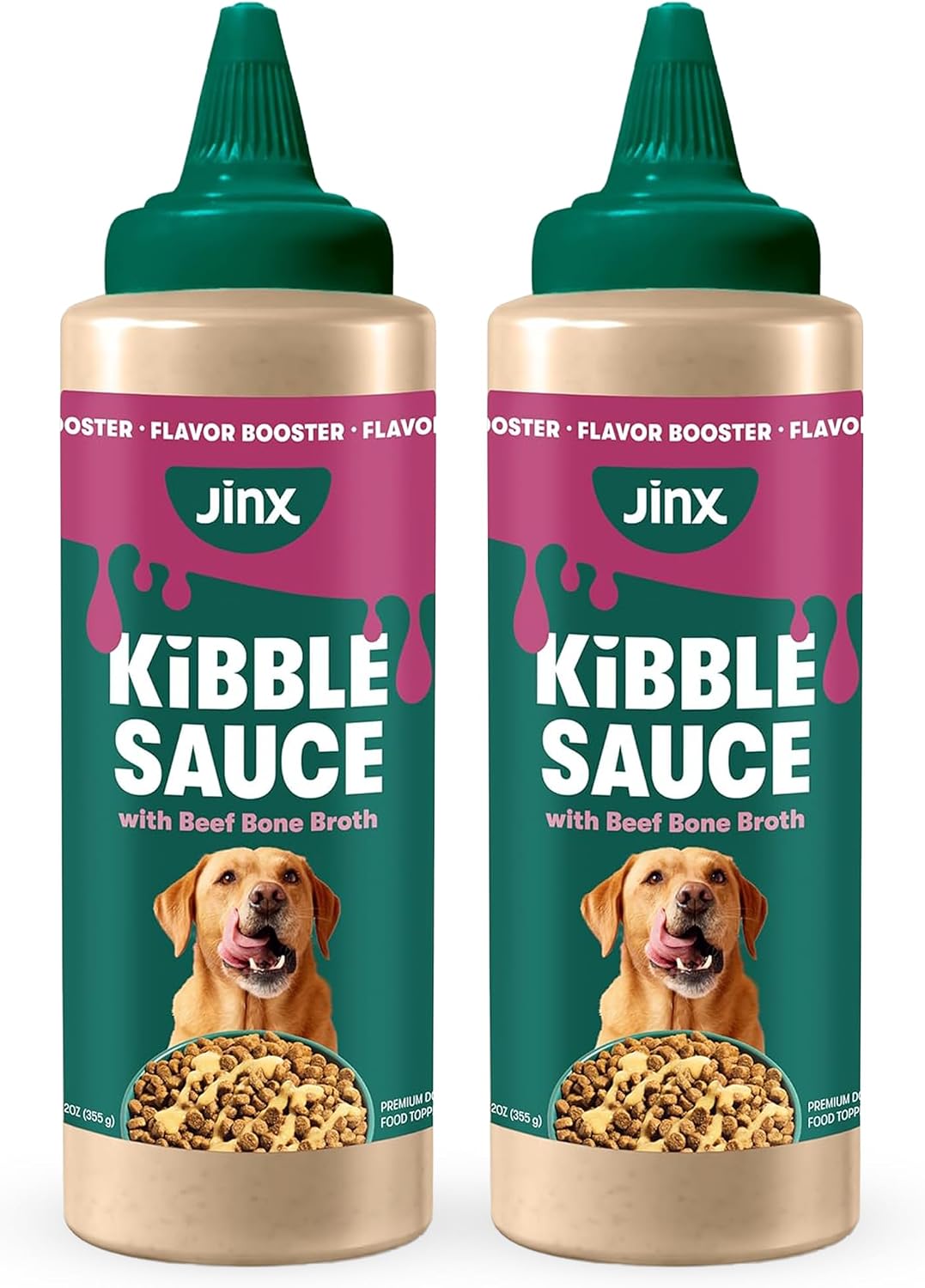 Jinx Kibble Sauce for Dogs - Premium Dog Food Kibble Topper Sauce & Flavor Booster Made with Beef Bone Broth - All-Natural Ingredients, No Additives or Fillers - 12 Oz - Image 12