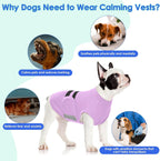 Breathable and lightweight fabric detail of the MIGOHI dog anxiety coat