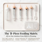 Vwvk premium imported pet medicine and milk feeder set with cleaning brush accessories