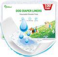 Xfire dog diaper liners booster pads 100 count front retail packaging view