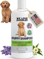 Puppy Shampoo & Conditioner | Made in USA | Tear Free | Best Shampoo for Puppies | Sensitive & Itchy Skin Wash | Oatmeal Bathing | Tearless, Lavender, 8oz [We Love Doodles] - Image 12