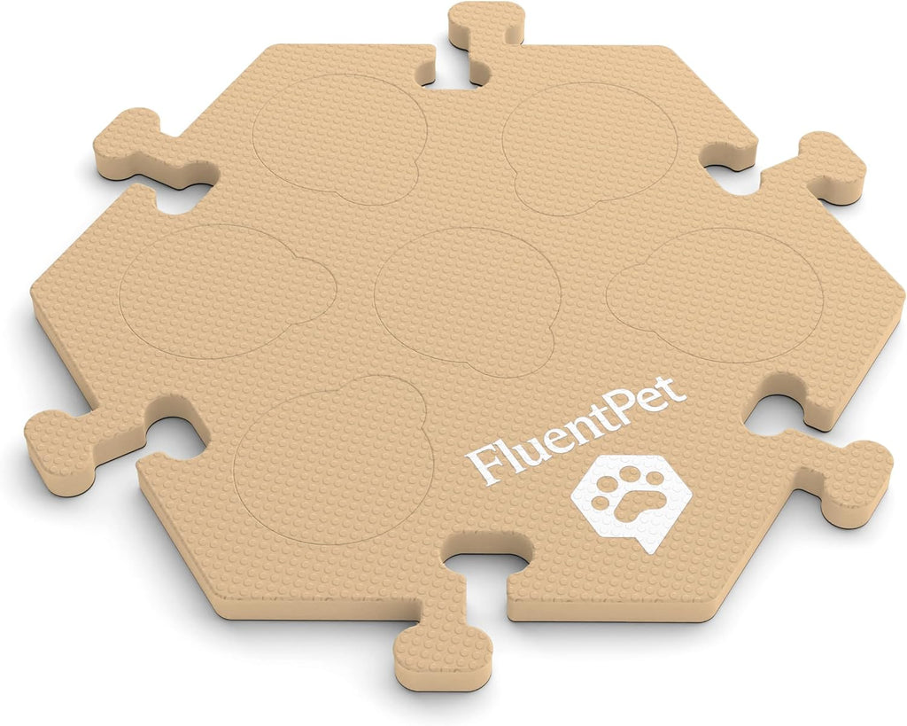 FluentPet HexTile - Red | Accessory Dog and Cat Button Learning Kits | Can Hold Up to 6 Buttons | Soft, Durable, and Non-Slip | Gift for Pet Lovers | Comes in 12 Colors - Image 14