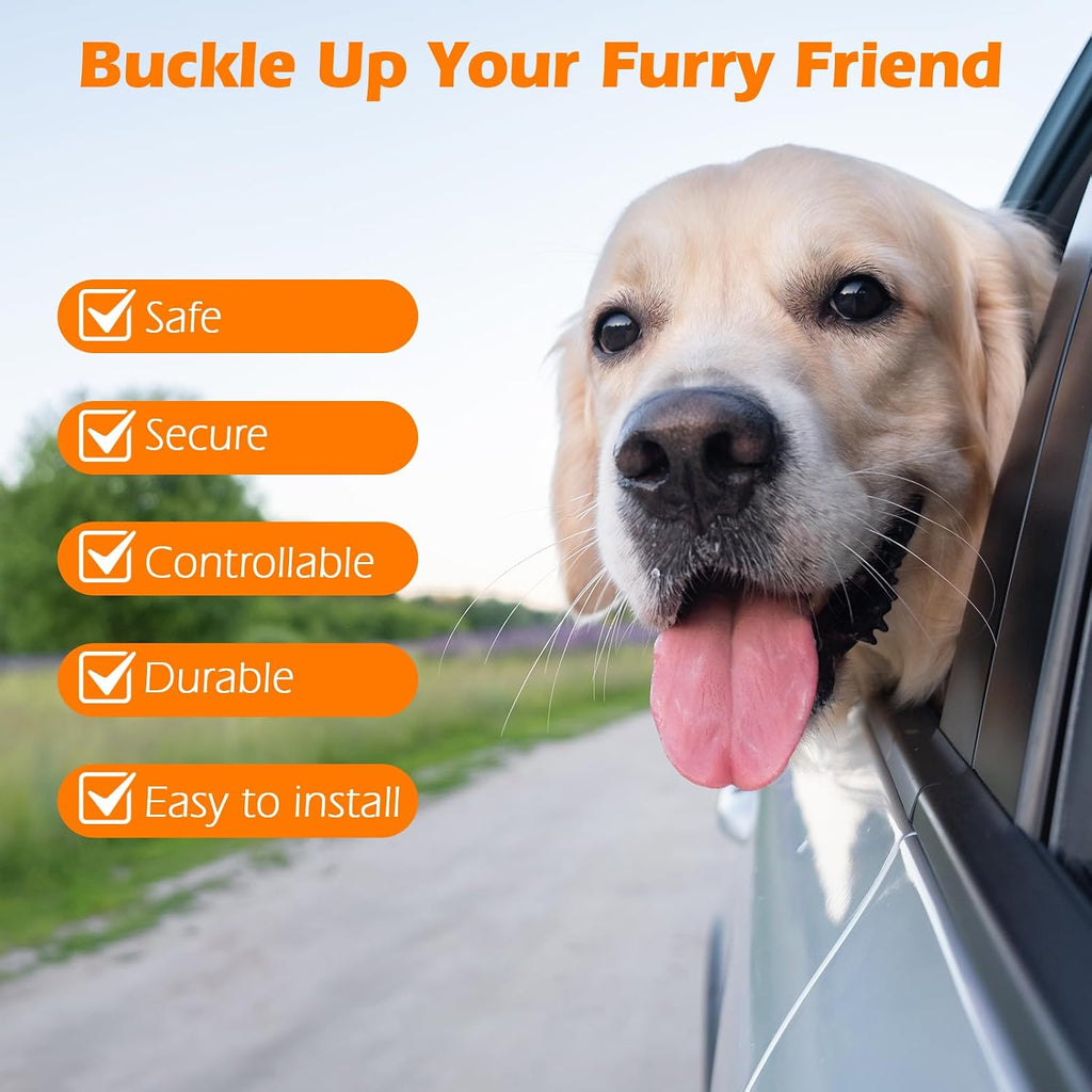 PetBonus dog car harness leash attachment mechanism