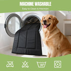 Couzssyhi aggressive chewer pet mat in crate
