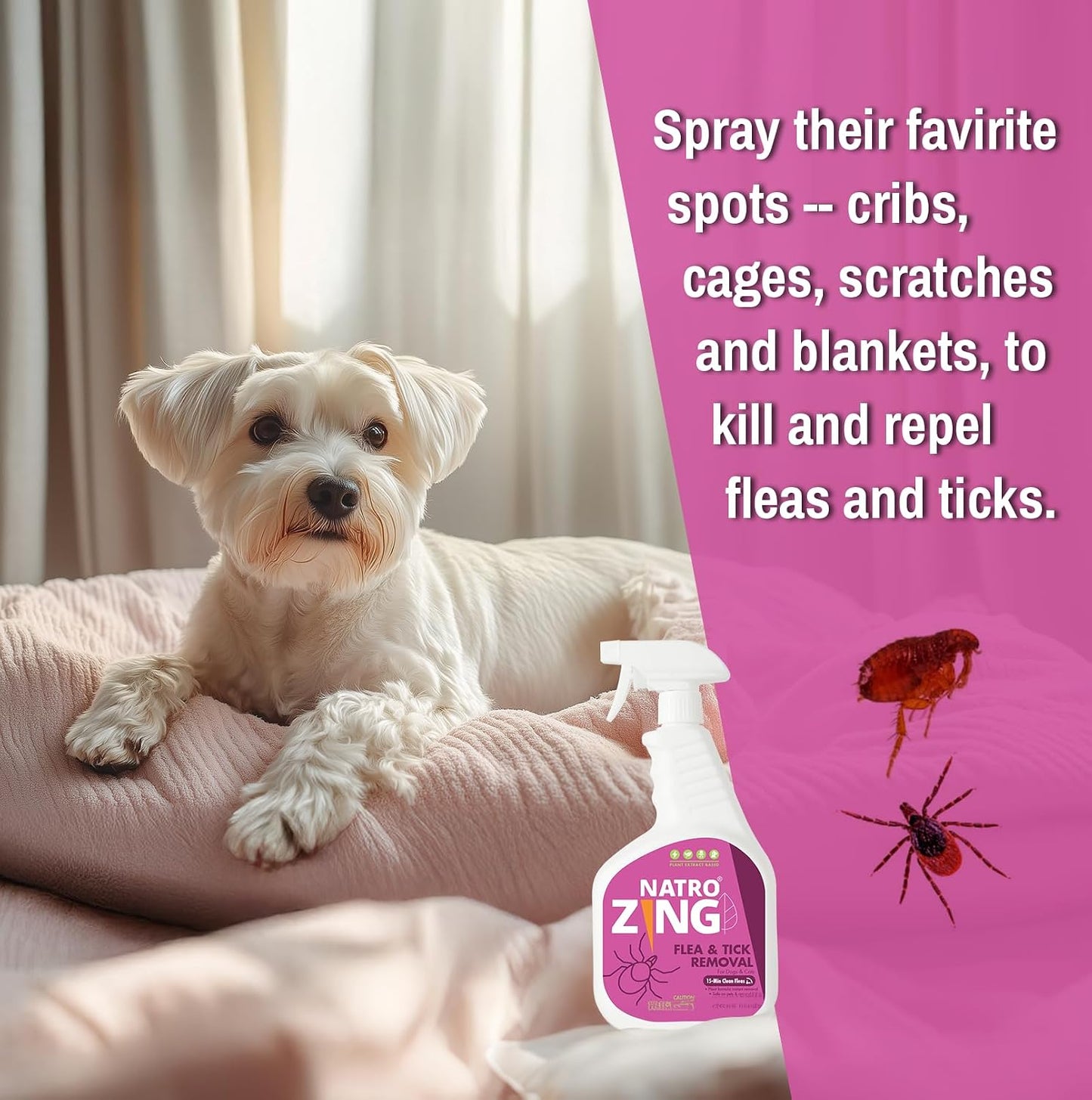 BugMD indoor and outdoor pet pest control spray