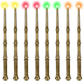 KingVows light up magic wizard wand golden set front view