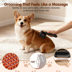 Silicone bristles of Ddxcoo steam brush for pet fur removal