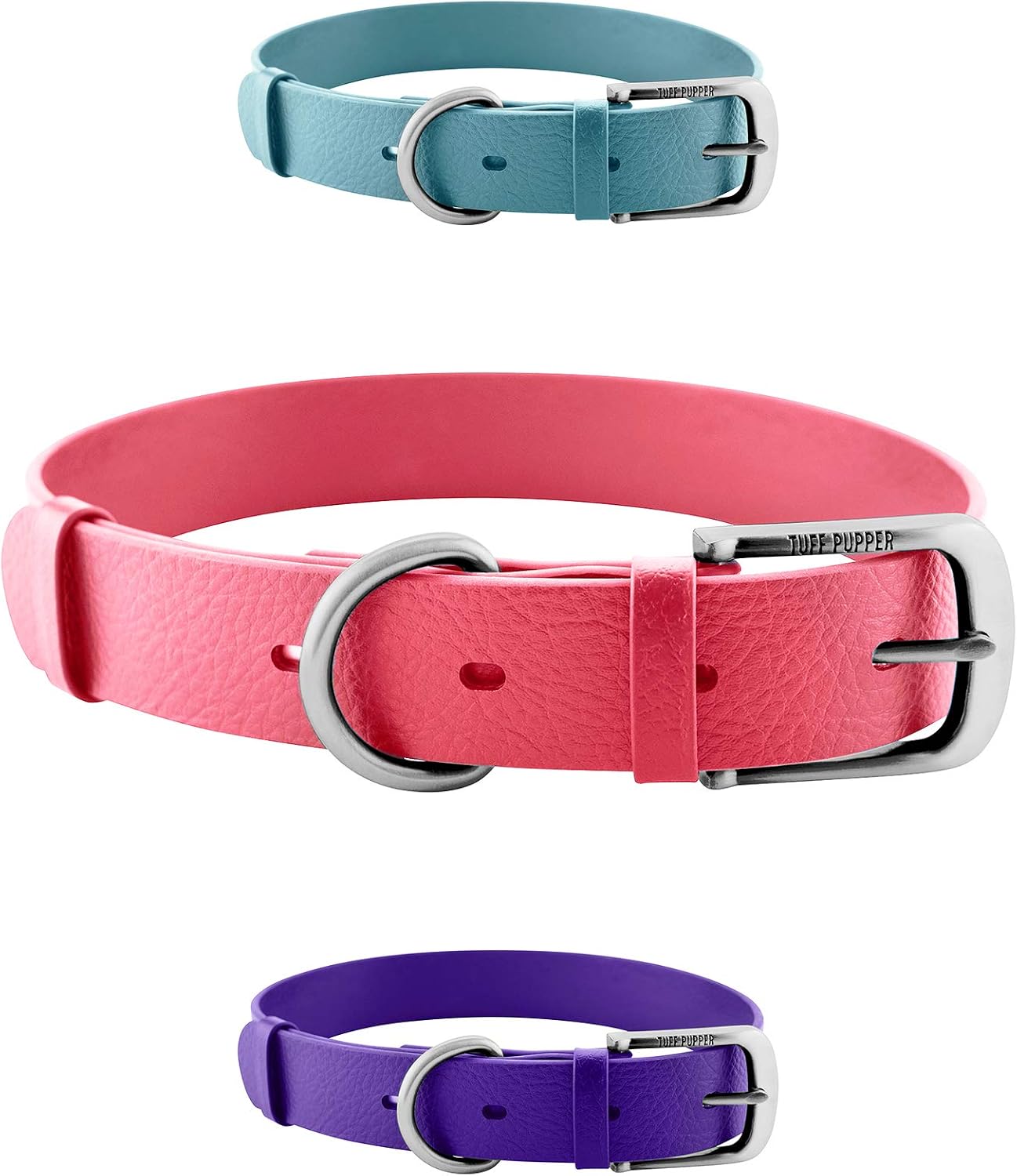 Tuff Pupper Classic heavy duty dog collar front view