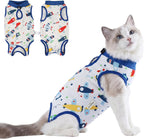 Cat Recovery Suit After Surgery for Female Spay Male Neuter, Anti Licking Onesie Postoperative Shirt, Soft Breathable Bodysuit Pajamas for Abdominal Wound Kitten, E-Collar & Cone Alternative - Image 10
