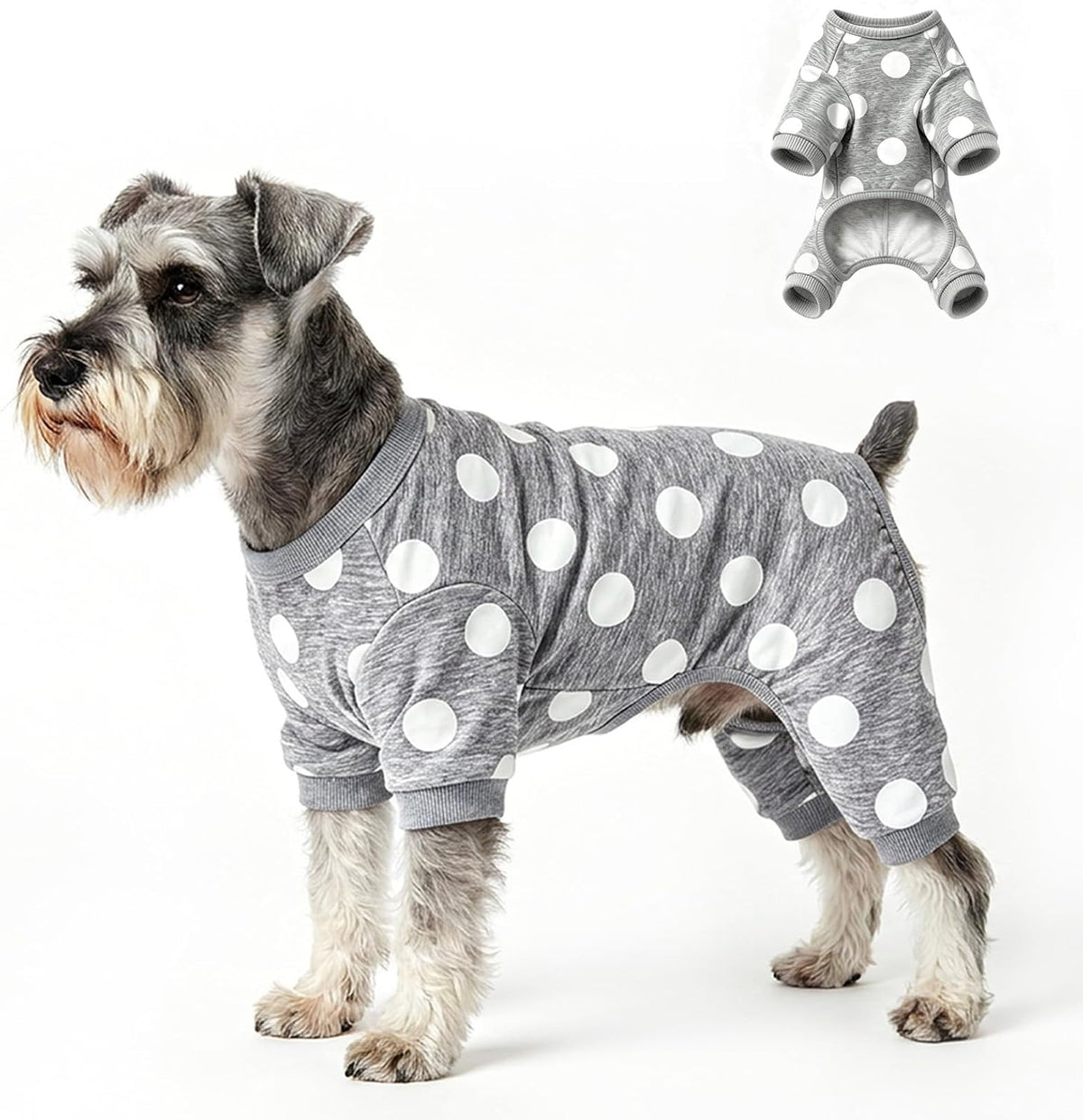 Dog Pajamas for Small Dogs,Dog Surgery Recovery Suit,M | Sensitive Skin,Sun&Outdoor Protection,Anxiety Calming,Shedding Control,Machine Washable,Easy Potty,Soft,Stretchy,Easy Wearing - Image 15