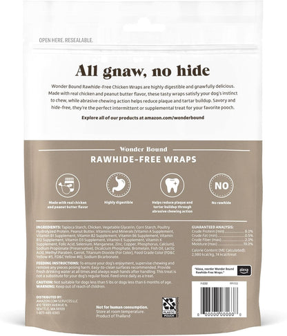 Wonder Bound rawhide-free dog treats for dental health