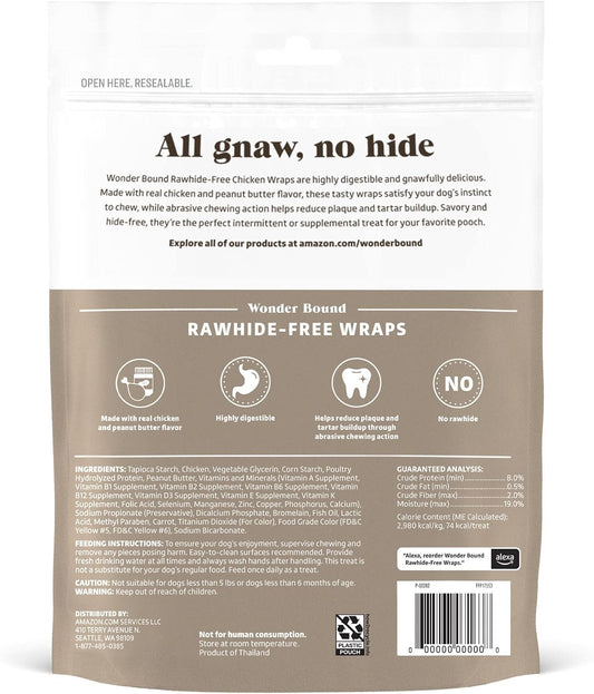 Wonder Bound rawhide-free dog treats for dental health