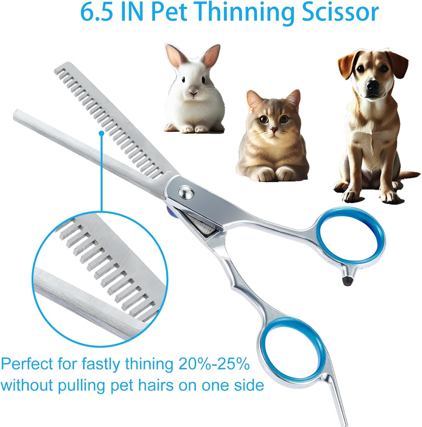 Complete pet grooming kit including shears comb cleaning cloth and leather storage case.