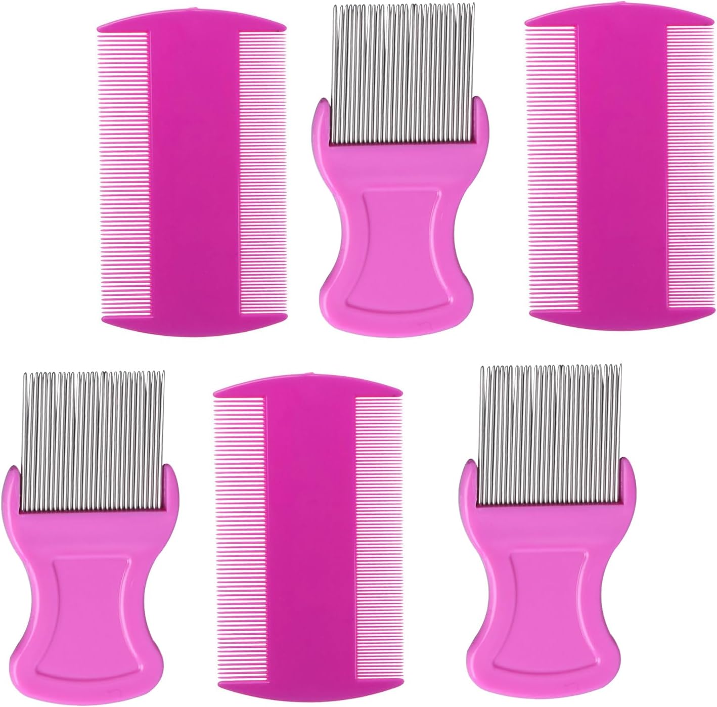 Hession comb set showing fine teeth for nits and debris removal