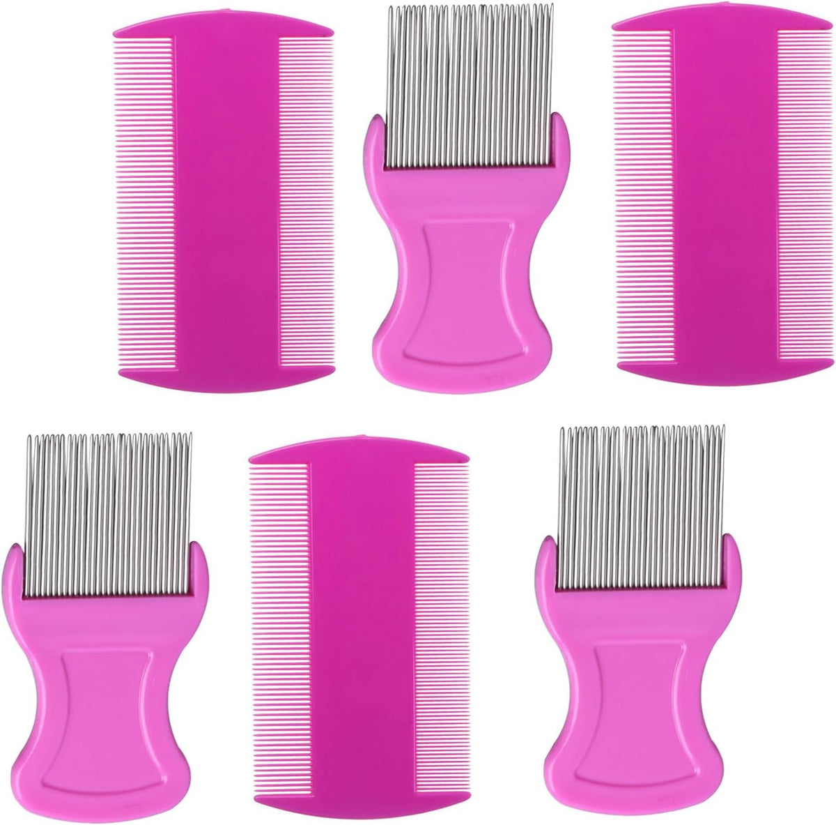 Hession comb set showing fine teeth for nits and debris removal