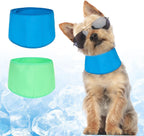 BEAUTYZOO Dog Cooling Bandana for Medium Large Dogs, 2 Pack Instant Cooling Bandanas Breathable Cooling Ice Towel Neck Wraps,Keep Dogs Cool in Hot Summer, Blue Paw L - Image 15