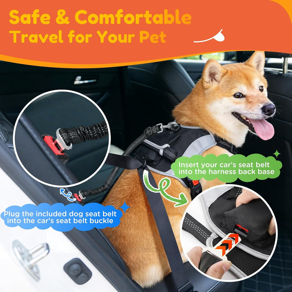 PartsBling dog harness seat belt attachment close up