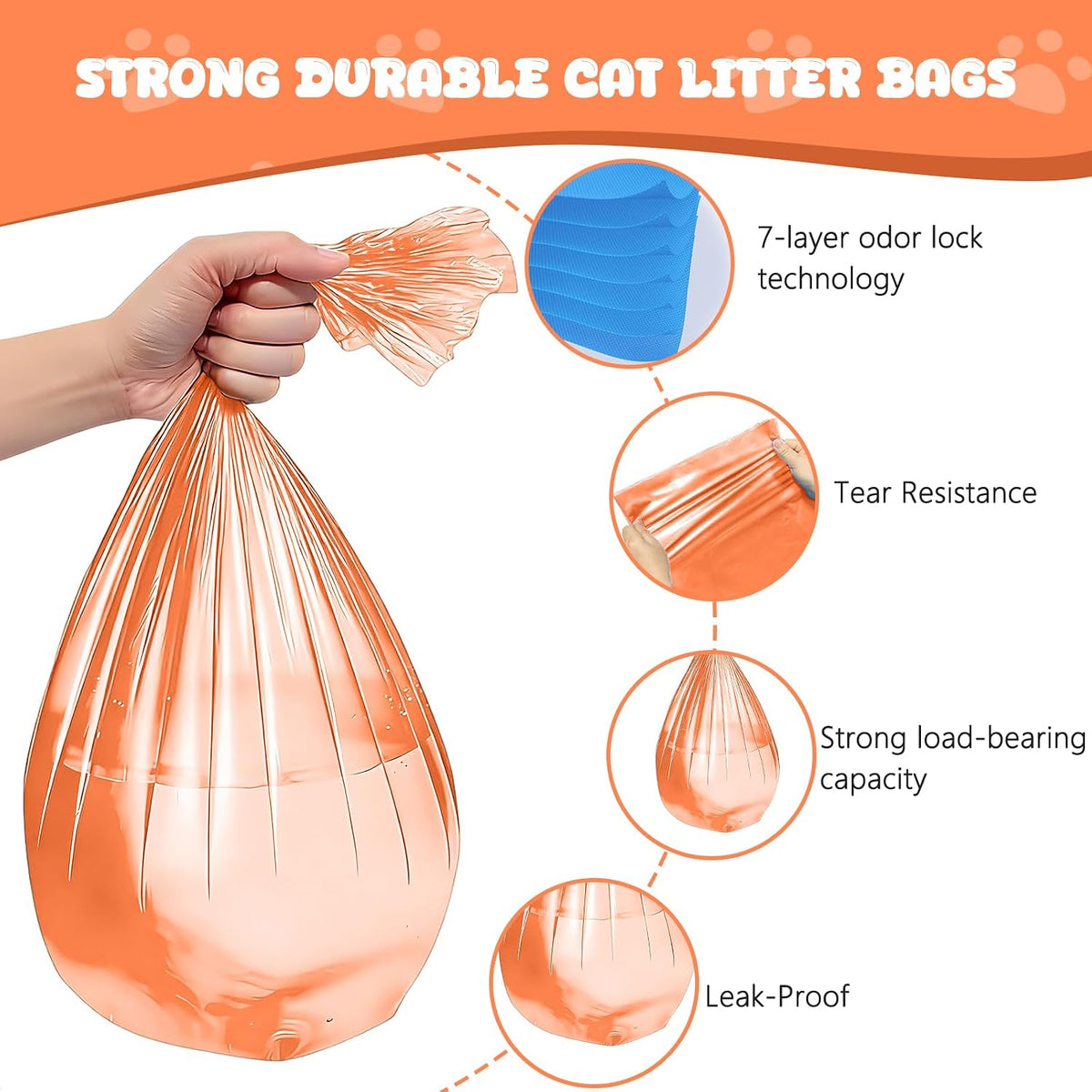 Zquilabon premium cat litter refills demonstrating easy cartridge installation steps.